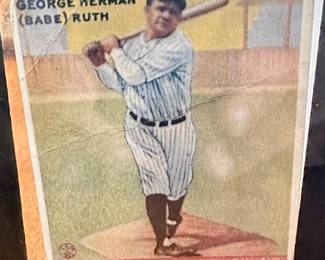 Babe Ruth Big League Chewing Gum baseball cards