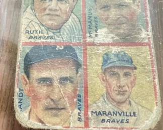 Babe Ruth Big League Chewing Gum baseball cards
