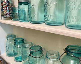 All varieties of Vintage Jars