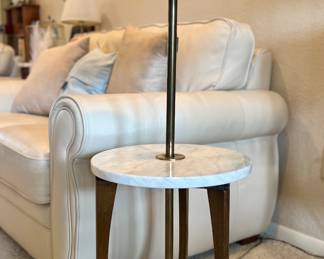MCM Marble Top Table Lamp