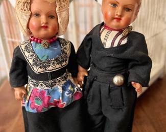 1940s Dutch Composition Dolls