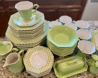 Set of Independence Ironstone Interpace Japan Tableware