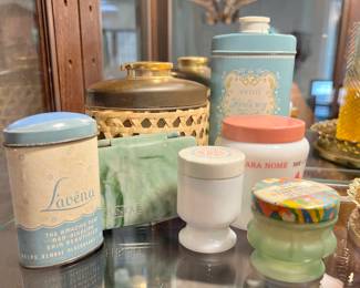Vintage Assortment of Toiletry Bottles