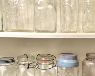 All varieties of Vintage Jars