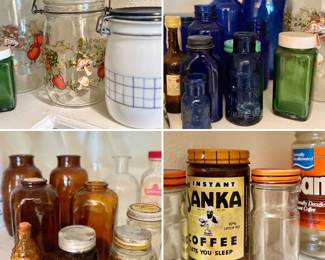 All varieties of Vintage Jars