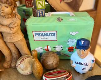 Vintage Peanuts, Holly Hobbie and Cracker Jack lunch boxes