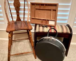 Converted Vintage High Chair
1950s Airway Hat Case