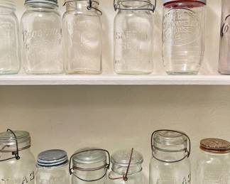 All varieties of Vintage Jars