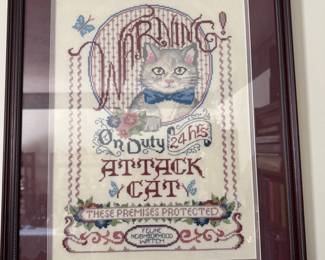 Embroidered art