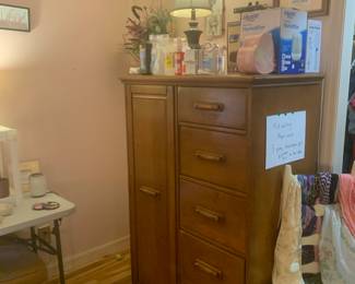 Mid-century Real wood armoire