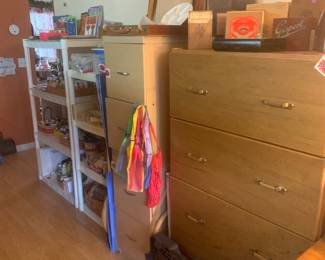 Filing cabinets, cigar boxes