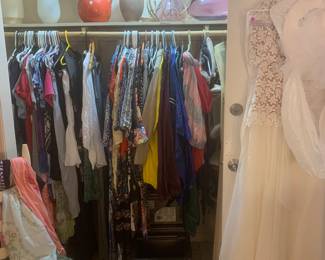 Dresses, jackets, shawl style blouses