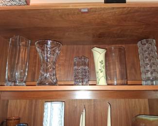 crystal vases