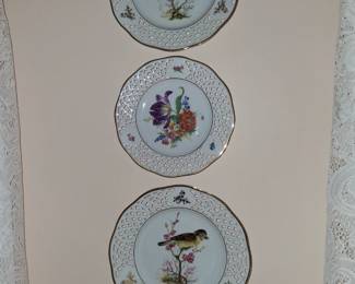 decorated china german plates