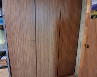 German 3 door storage cabinet