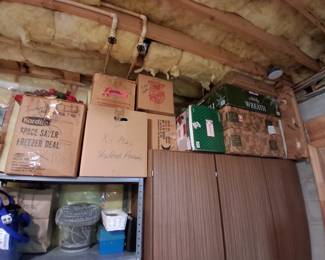 various household small aplliances, Christmas decor, etc.