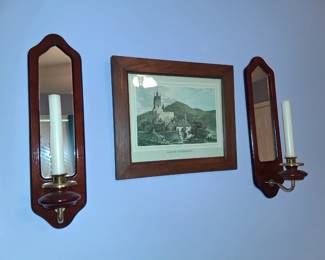 wall mirrors, accessories, small art