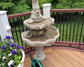 patio or garden fountain