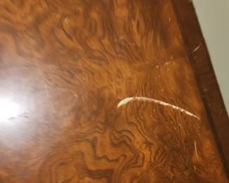 Scratch on Hooker desk