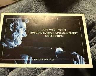 2019 West Point Special Edition Lincoln Penny Collection
-These are super tough to find and very desirable! Have proof and Uncirculated..Both in original Packages