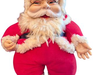 Vintage 1950s/1960s Coca-Cola Santa Claus Doll by Rushton