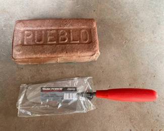 Pueblo Brick and Task Force Trowel Set
