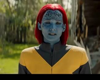 Screen used Xmen jennifer lawrence