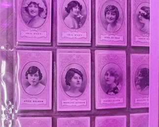 1910 trade cards actress