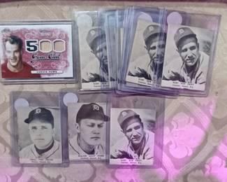 1947 bond bread tigers. gordie howe stick 500 card 1/4 only