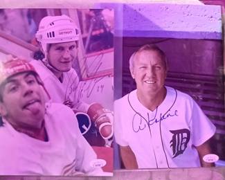 bob probert, al kaline jsa autographs
