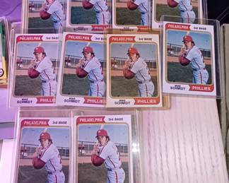 2nd year mike schmidt 1974 topps