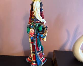 Lenox Pencil Santa Figurine "The Minstrel Santa" 1999