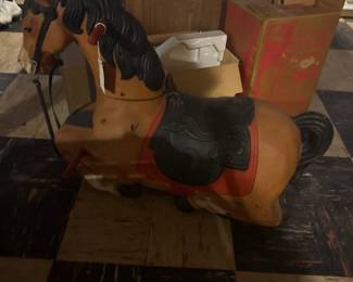 "Tony the Pony" ride on toy - 1970s