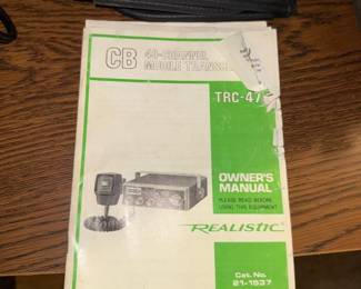 Realistic TRC - 47 CB Radio manual