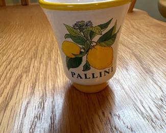 Pallini Limoncello Ceramic Shot Glass
