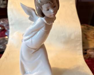 Lladro "Curious Angel" porcelain figurine