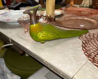 decorative porcelain bird figurine