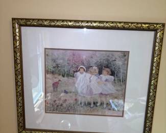 Helene Levelillee Art Print GIRLS AT PLAY