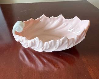 Lenox Pink blush Acanthus Leaf Porcelain Dish