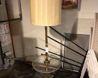 Mid Century Style Brass Floor Lamp