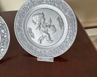 Limited Edition Hallmark "The Legend of the Little Drummer Boy" Pewter Plate