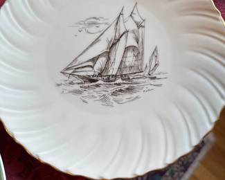 Lenox USA Special Clipper Ship Nautical Dinner Plate