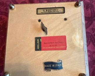 Vintage Sorrento Italy Inlaid Music bow