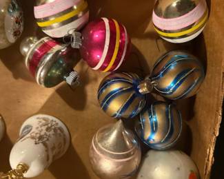 Glass Christmas ornaments