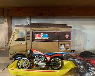 VINTAGE BIG JIM SPORTS CAMPER SET