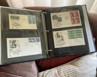 Stamp collection album