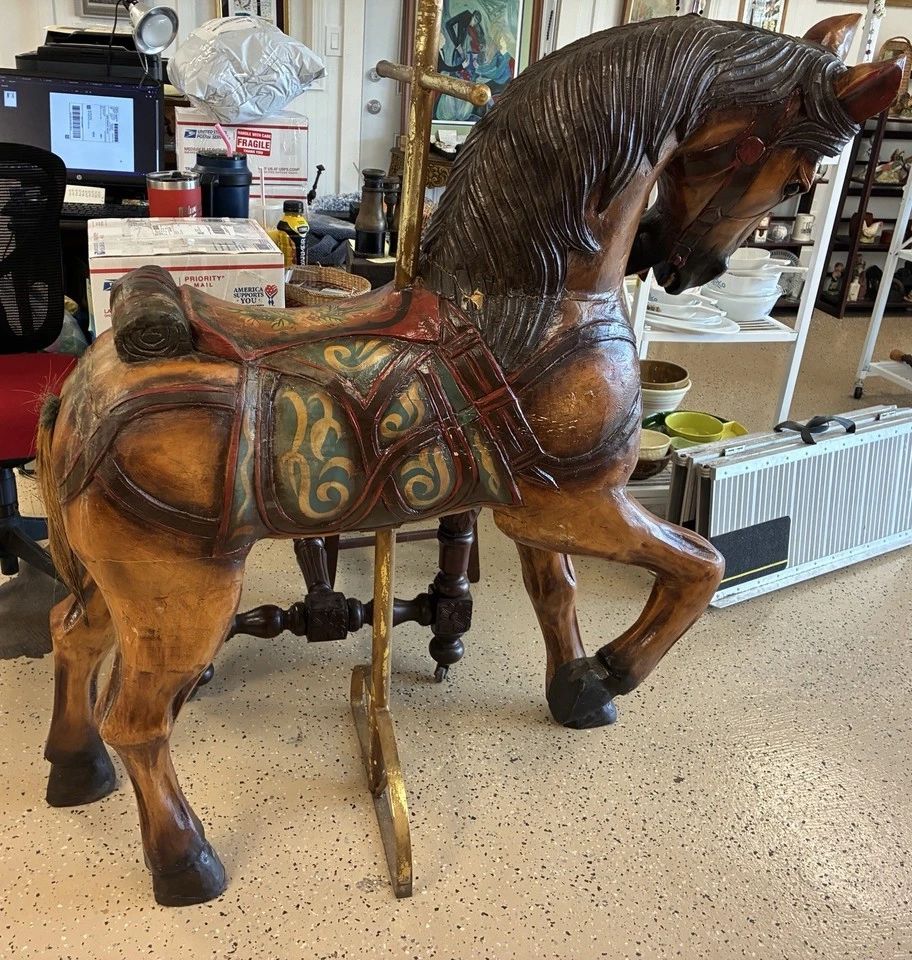 AAA5900 1890s Carousel Horse About 5 Feet Tall AAA5900 $2,500.00