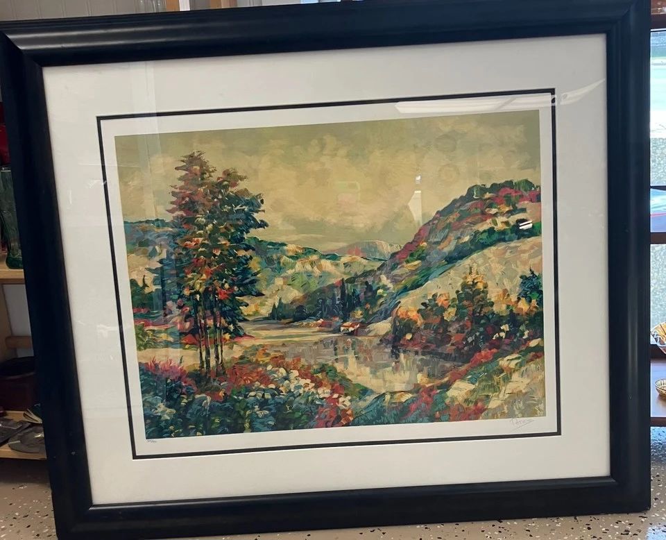Afternoon Colors Signed, 335/350 & Framed Seriograph by Alex Perez AAA2629 $795.00