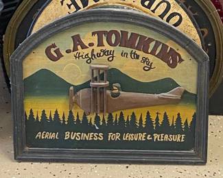 LG5204 G. A. Tomkins Highway in the Sky Framed 3D Effect Wood Pub Sign $45.00