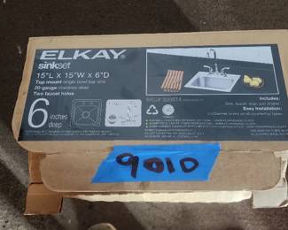 LG9010 Elkay Commercial / Industrial Sink Set 15"L 15"W X 6" D $300.00